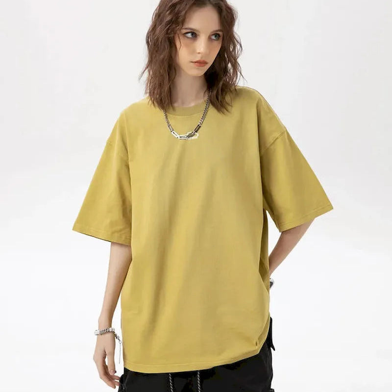 BLACKARMADA Unisex Casual T-Shirt – Oversized, Breathable 100% Cotton, All-Day Comfort