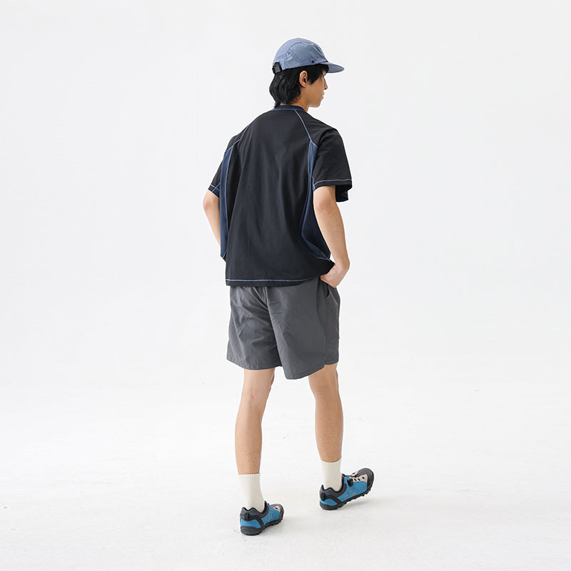 BLACKARMADA Unisex Outdoor Quick-Dry Lightweight T-Shirt | UV Protection | Color Block D