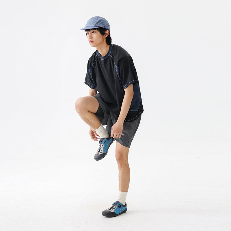 BLACKARMADA Unisex Outdoor Quick-Dry Lightweight T-Shirt | UV Protection | Color Block D