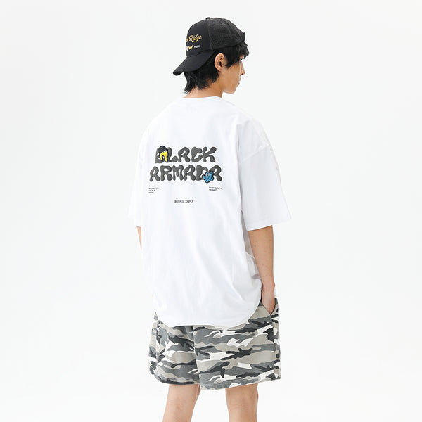 BLACKARMADA Unisex Graphic T-Shirt - Retro Hand Design, Lightweight & Breathable