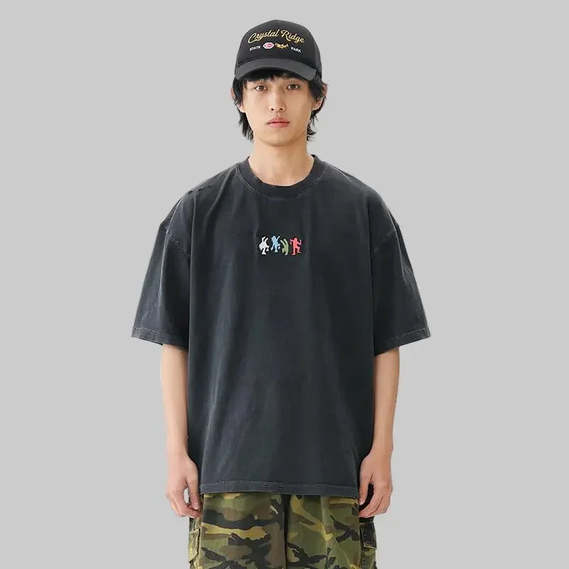 BLACKARMADA Unisex Oversized T-Shirt - Minimalist Design, 100% Cotton, Everyday Casual Wear
