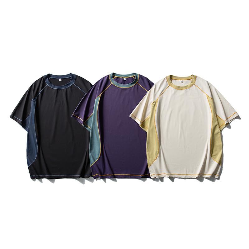 BLACKARMADA Unisex Outdoor Quick-Dry Lightweight T-Shirt | UV Protection | Color Block D