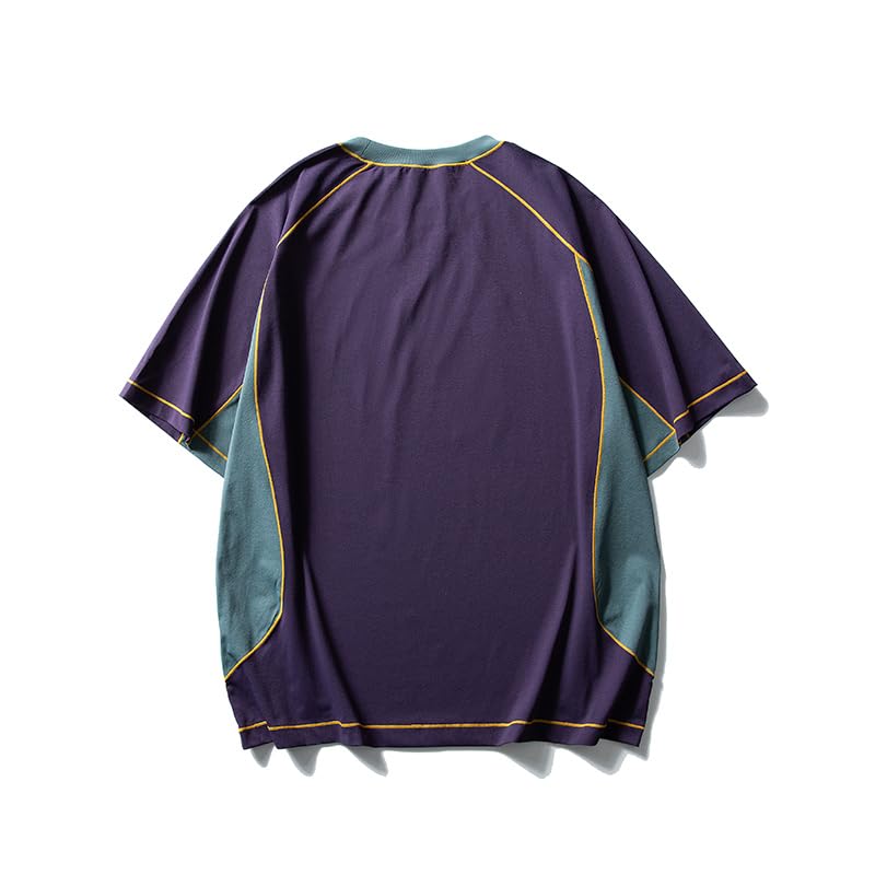 BLACKARMADA Unisex Outdoor Quick-Dry Lightweight T-Shirt | UV Protection | Color Block D