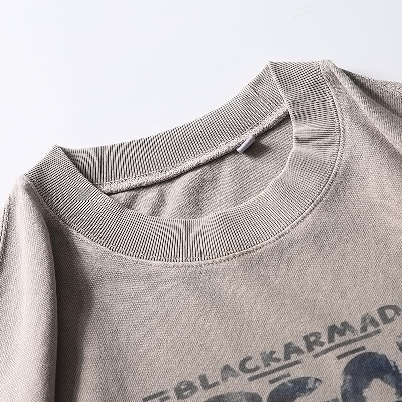 BLACKARMADA Unisex Oversized T-Shirt – Retro Graphic, Watercolor Streetwear