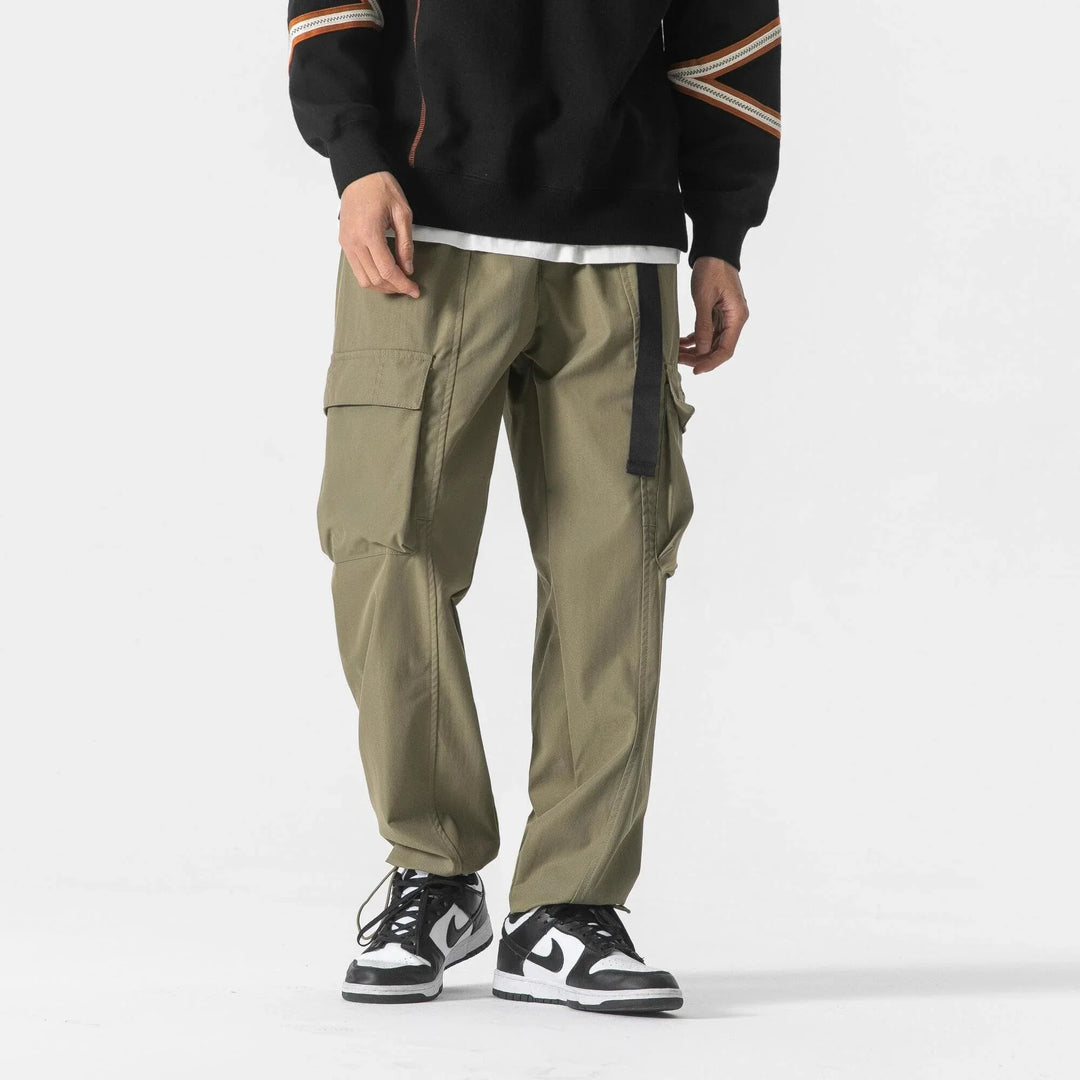 BLACKARMADA Unisex Wide-Leg Cargo Pants | Tactical Stretch Twill Pants for Men & Women