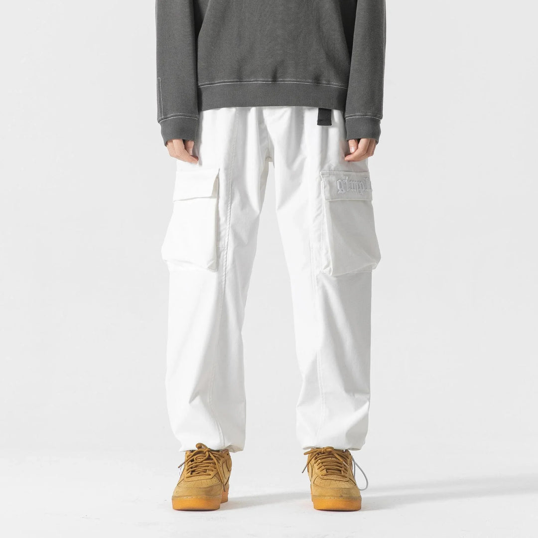 BLACKARMADA Unisex Wide-Leg Cargo Pants | Tactical Stretch Twill Pants for Men & Women