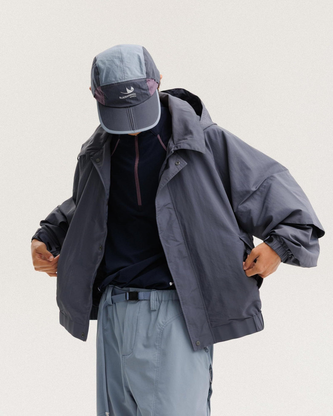 BLACKARMADA Outdoor Windproof Jacket – Unisex Lightweight, Hooded, Waterproof Hiking Jacket