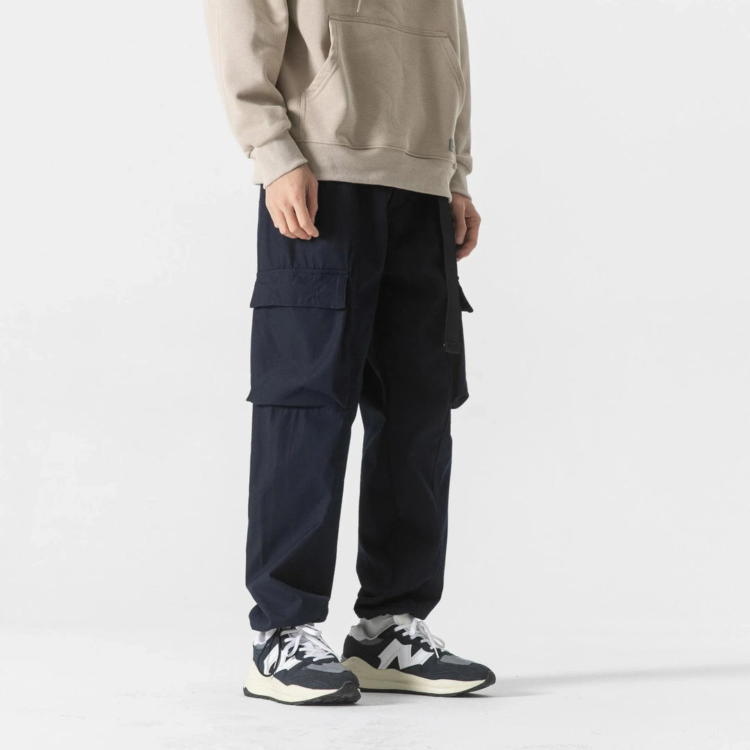 BLACKARMADA Unisex Wide-Leg Cargo Pants | Tactical Stretch Twill Pants for Men & Women