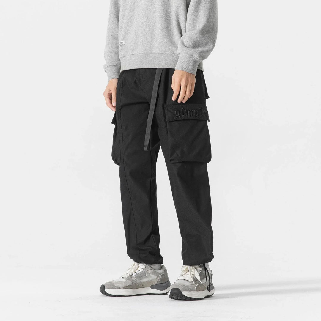 BLACKARMADA Unisex Wide-Leg Cargo Pants | Tactical Stretch Twill Pants for Men & Women