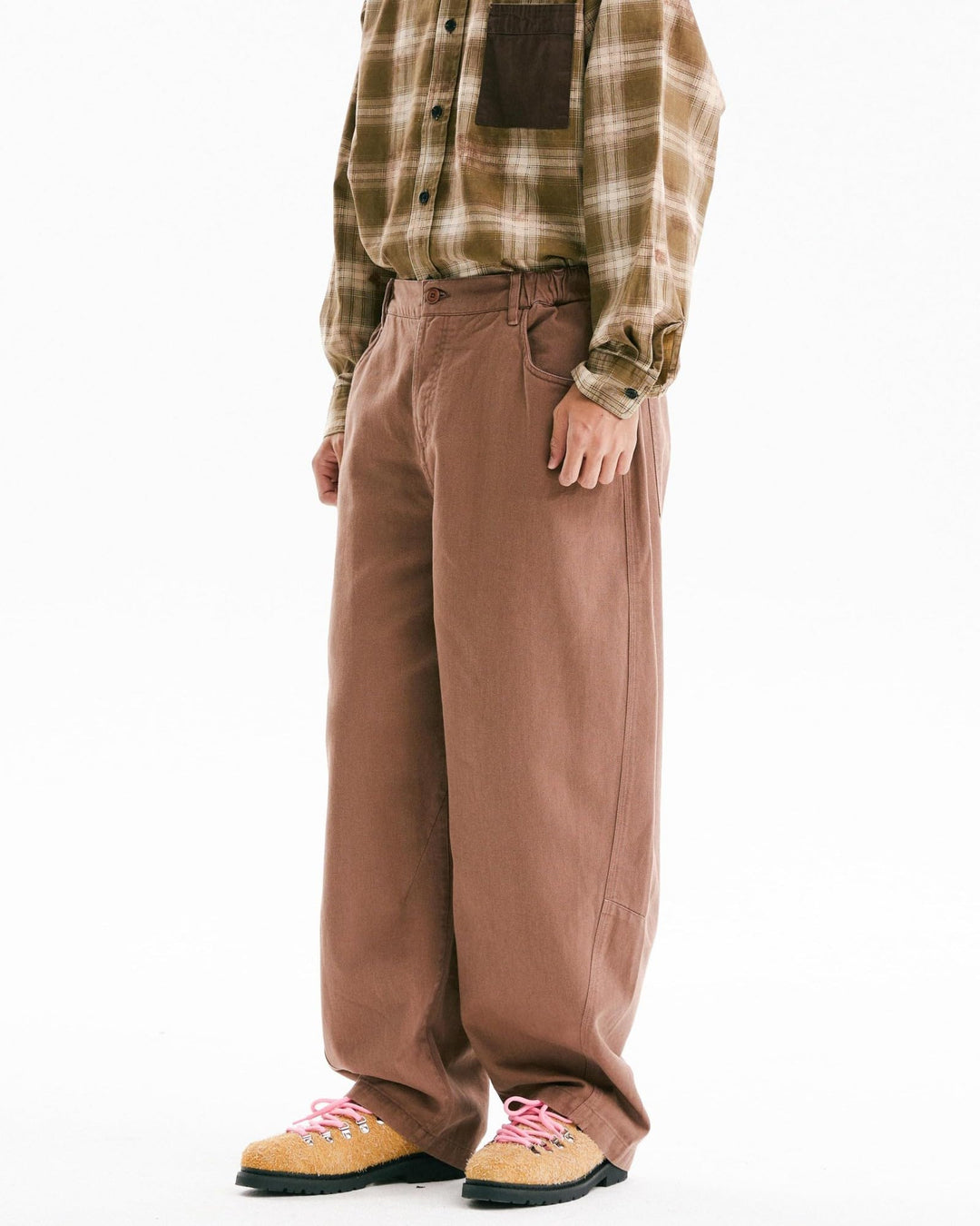 BLACKARMADA Vintage Curved-Leg 5-Pocket Pants for Men & Women, Retro Workwear Trousers