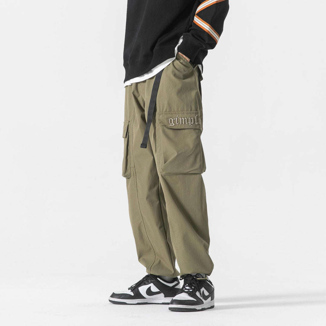 BLACKARMADA Unisex Wide-Leg Cargo Pants | Tactical Stretch Twill Pants for Men & Women