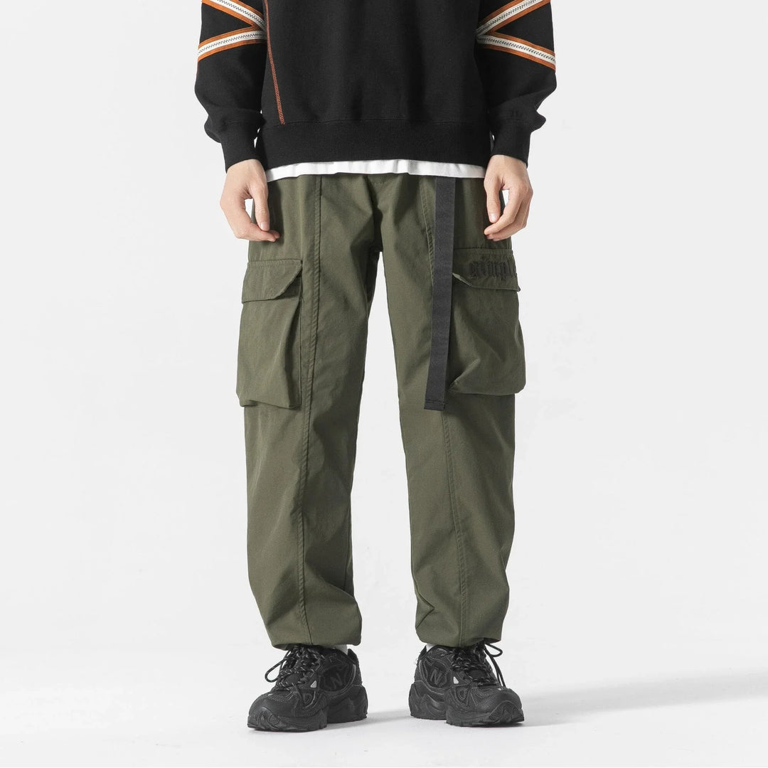 BLACKARMADA Unisex Wide-Leg Cargo Pants | Tactical Stretch Twill Pants for Men & Women