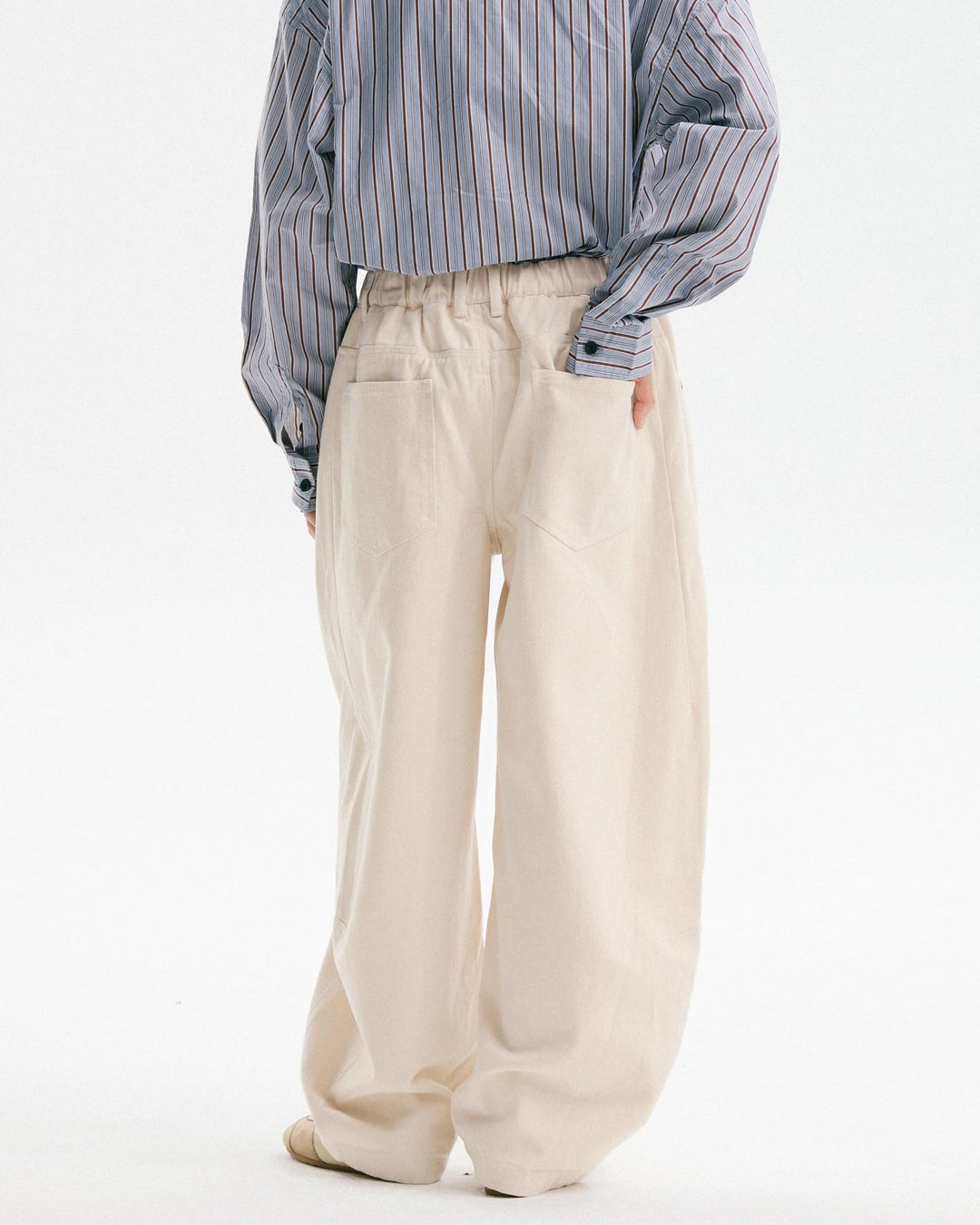 BLACKARMADA Vintage Curved-Leg 5-Pocket Pants for Men & Women, Retro Workwear Trousers