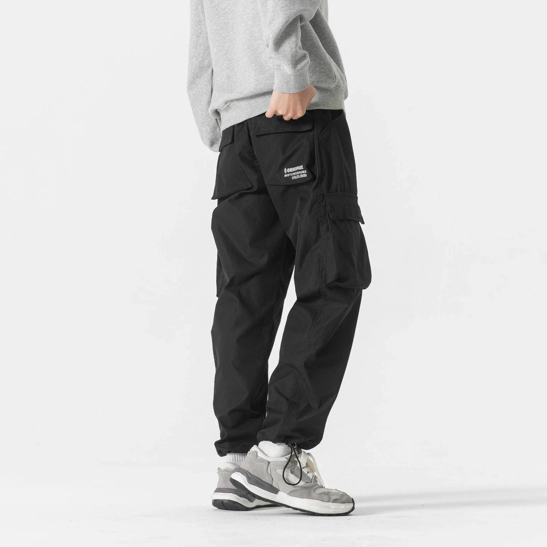 BLACKARMADA Unisex Wide-Leg Cargo Pants | Tactical Stretch Twill Pants for Men & Women