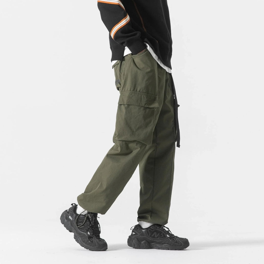 BLACKARMADA Unisex Wide-Leg Cargo Pants | Tactical Stretch Twill Pants for Men & Women