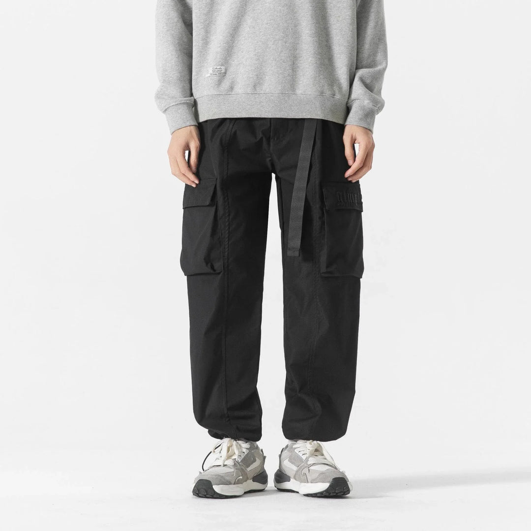 BLACKARMADA Unisex Wide-Leg Cargo Pants | Tactical Stretch Twill Pants for Men & Women