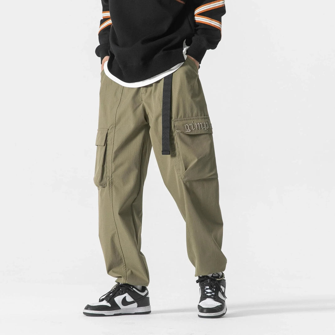 BLACKARMADA Unisex Wide-Leg Cargo Pants | Tactical Stretch Twill Pants for Men & Women