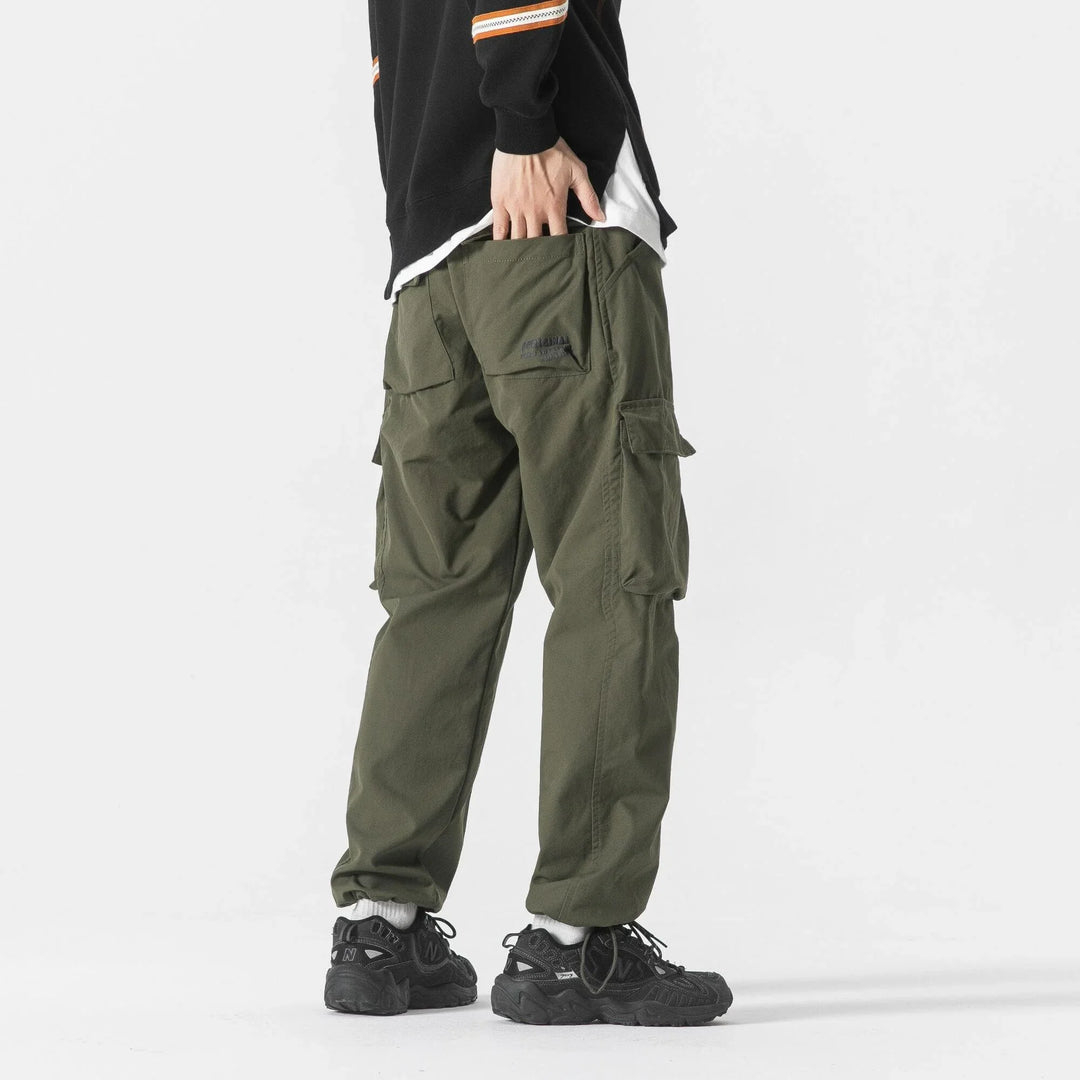 BLACKARMADA Unisex Wide-Leg Cargo Pants | Tactical Stretch Twill Pants for Men & Women