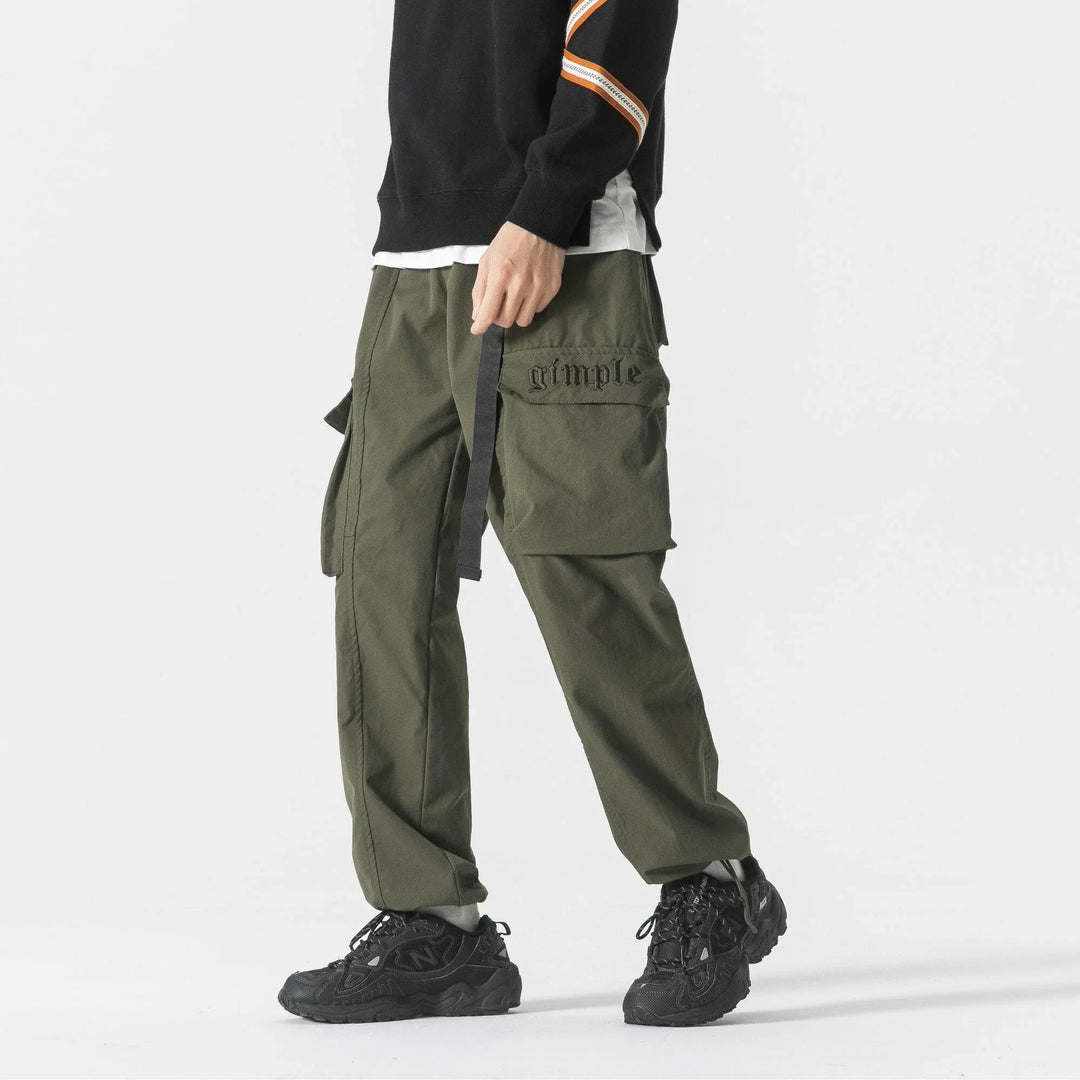 BLACKARMADA Unisex Wide-Leg Cargo Pants | Tactical Stretch Twill Pants for Men & Women