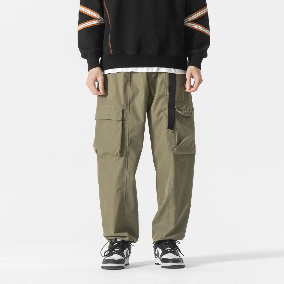 BLACKARMADA Unisex Wide-Leg Cargo Pants | Tactical Stretch Twill Pants for Men & Women