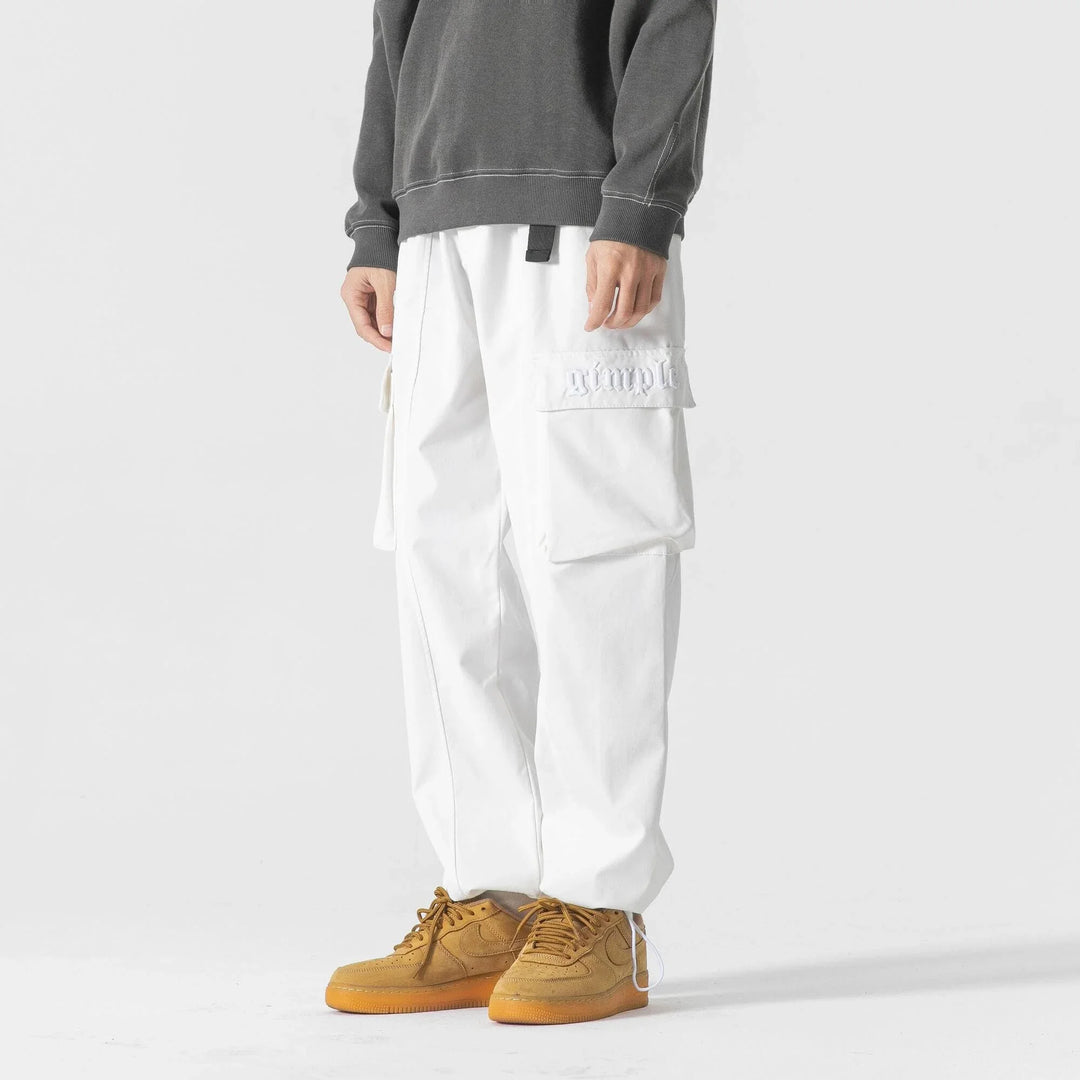 BLACKARMADA Unisex Wide-Leg Cargo Pants | Tactical Stretch Twill Pants for Men & Women