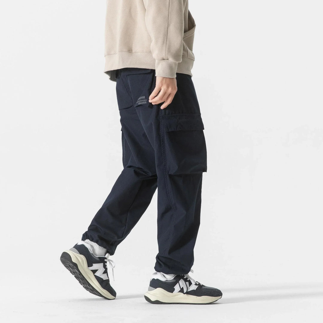 BLACKARMADA Unisex Wide-Leg Cargo Pants | Tactical Stretch Twill Pants for Men & Women