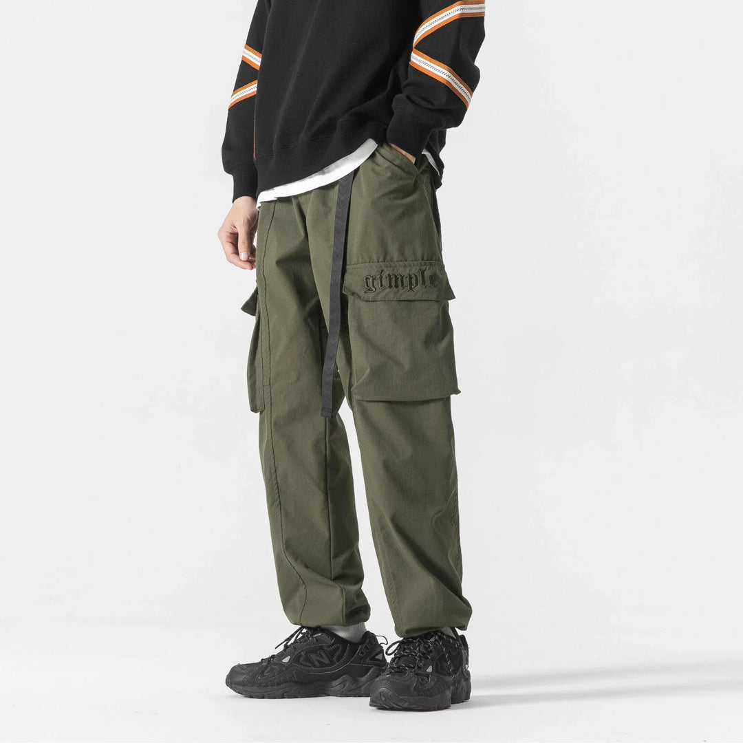 BLACKARMADA Unisex Wide-Leg Cargo Pants | Tactical Stretch Twill Pants for Men & Women