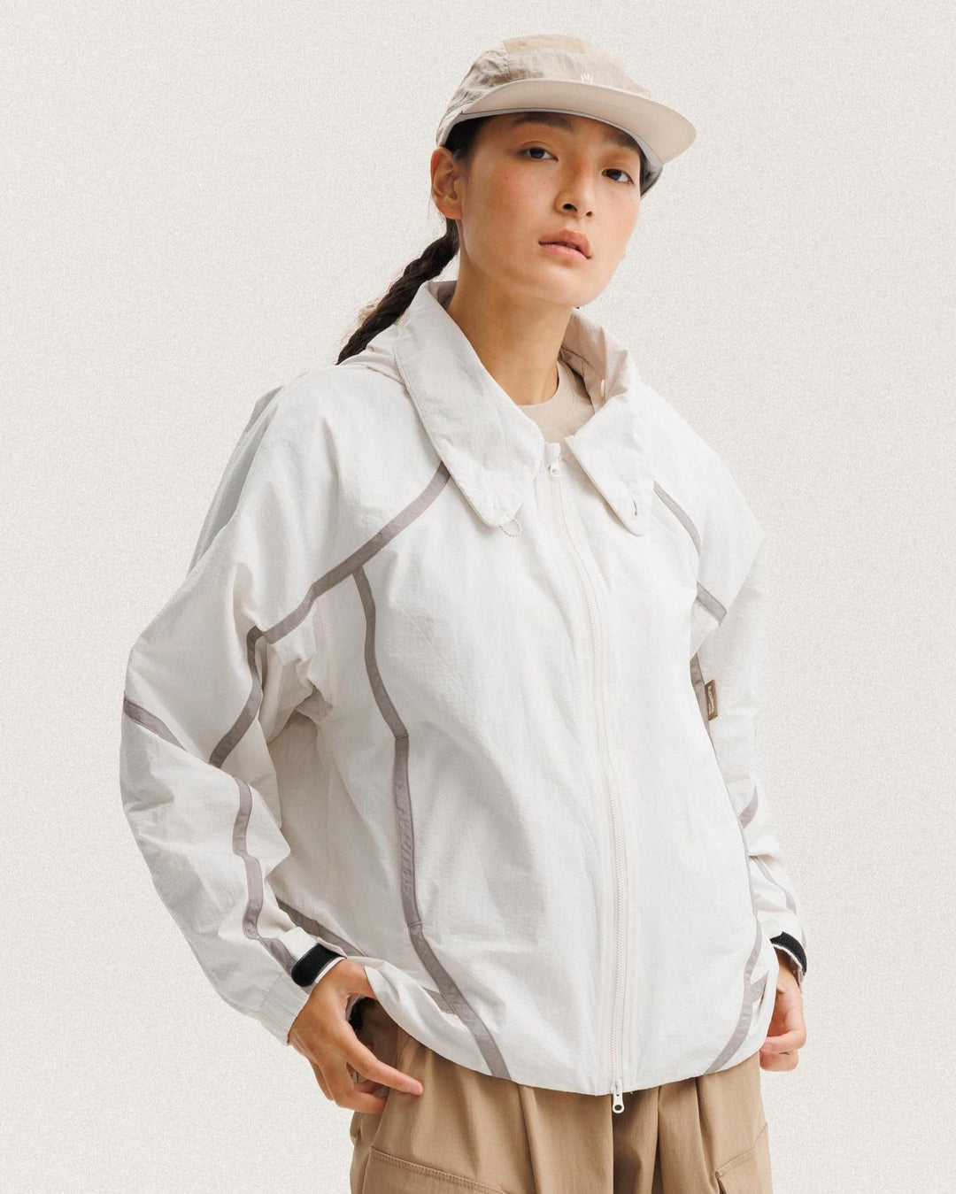 BLACKARMADA Lightweight Waterproof Hiking Jacket for Men & Women with Multi-Style Collar, Windproof Outdoor Shell