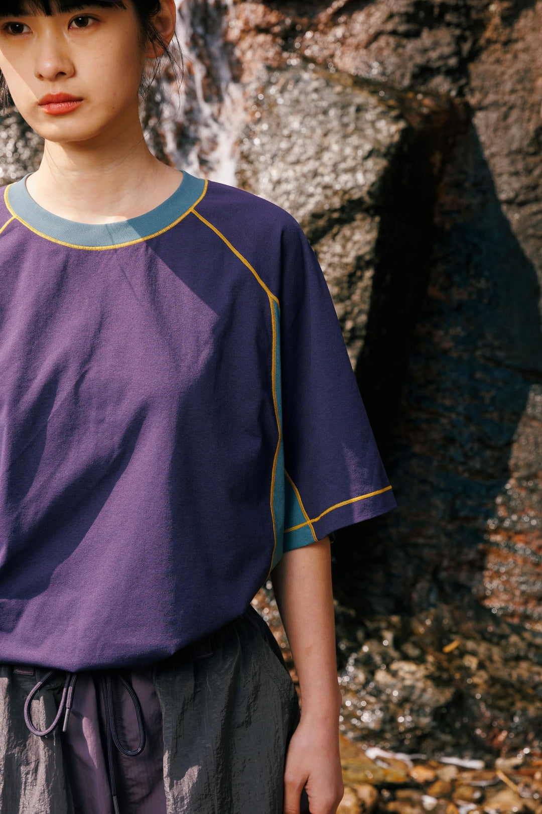 BLACKARMADA Unisex Outdoor Quick-Dry Lightweight T-Shirt | UV Protection | Color Block D