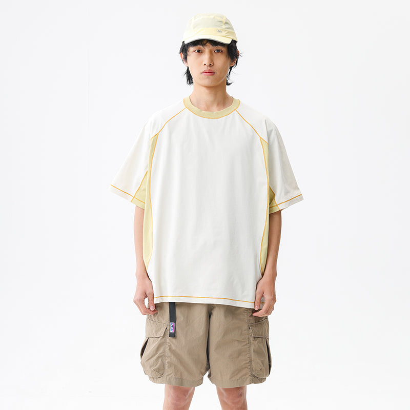 BLACKARMADA Unisex Outdoor Quick-Dry Lightweight T-Shirt | UV Protection | Color Block D