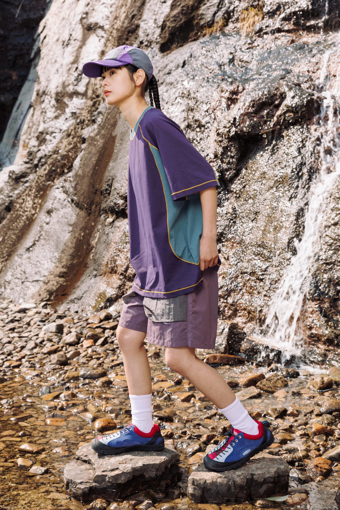 BLACKARMADA Unisex Outdoor Quick-Dry Lightweight T-Shirt | UV Protection | Color Block D