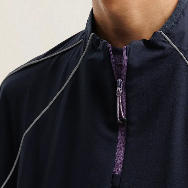 BLACKARMADA Lightweight Windbreaker Pullover Jacket for Men & Women | Water-Repellent & Reflective