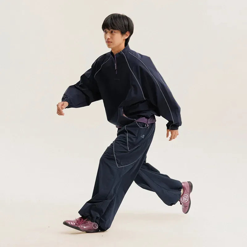 BLACKARMADA Lightweight Windbreaker Pullover Jacket for Men & Women | Water-Repellent & Reflective