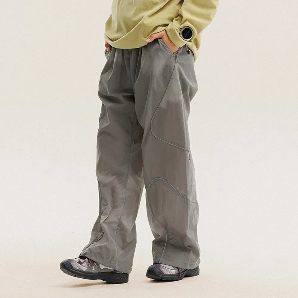 BLACKARMADA Waterproof Parachute Pants | Reflective Quick-Dry Joggers for Men & Women