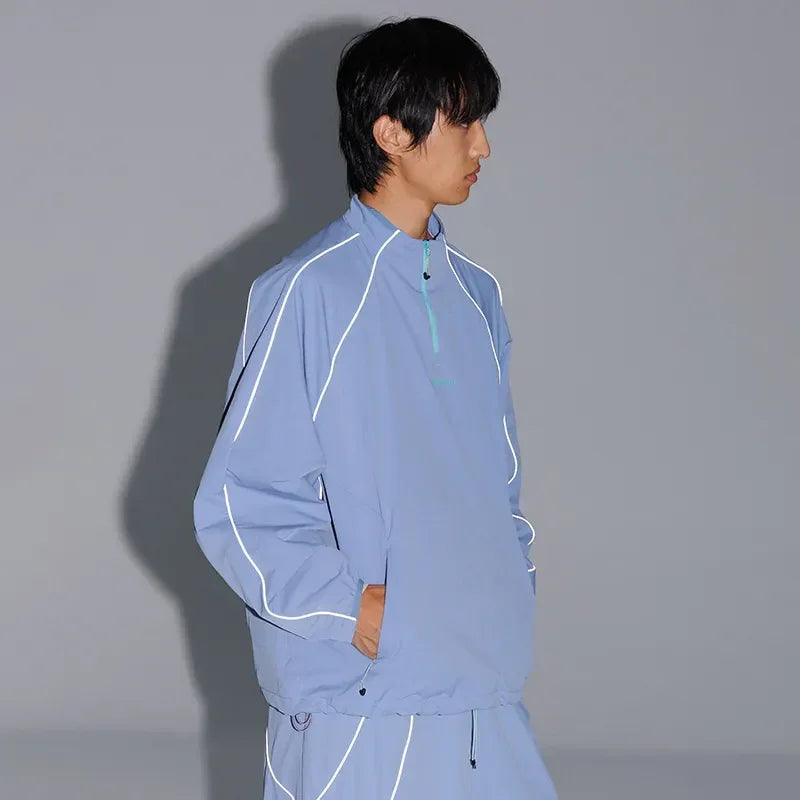 BLACKARMADA Lightweight Windbreaker Pullover Jacket for Men & Women | Water-Repellent & Reflective