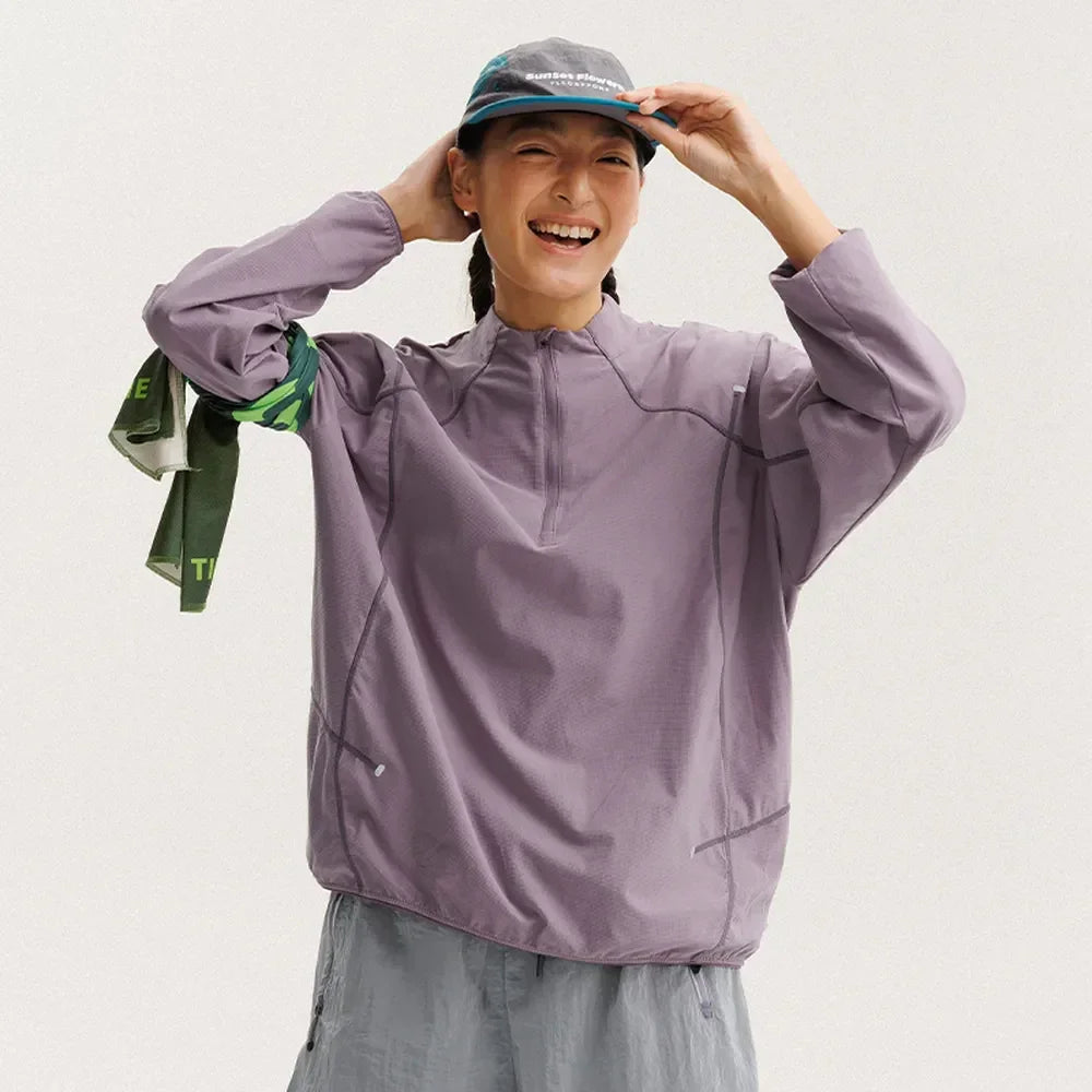 BLACKARMADA Quick-Dry Running Shirt | Lightweight Long Sleeve Half-Zip for Men & Women