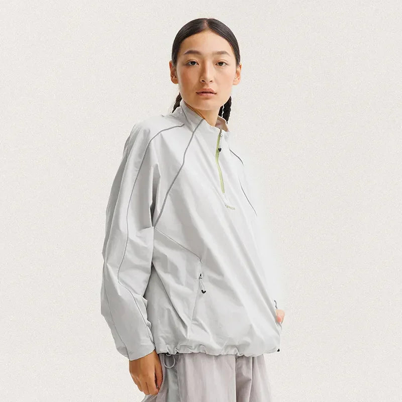 BLACKARMADA Lightweight Windbreaker Pullover Jacket for Men & Women | Water-Repellent & Reflective