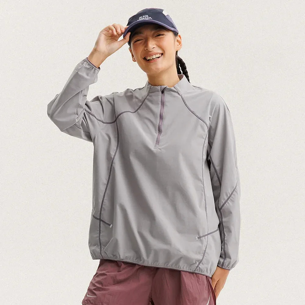 BLACKARMADA Quick-Dry Running Shirt | Lightweight Long Sleeve Half-Zip for Men & Women