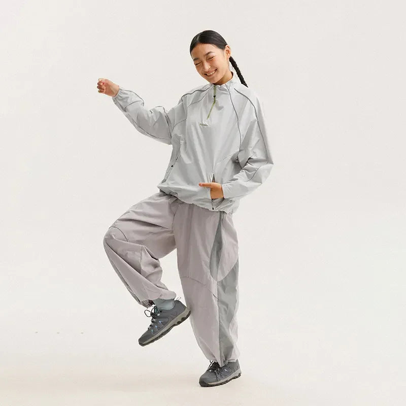 BLACKARMADA Lightweight Windbreaker Pullover Jacket for Men & Women | Water-Repellent & Reflective