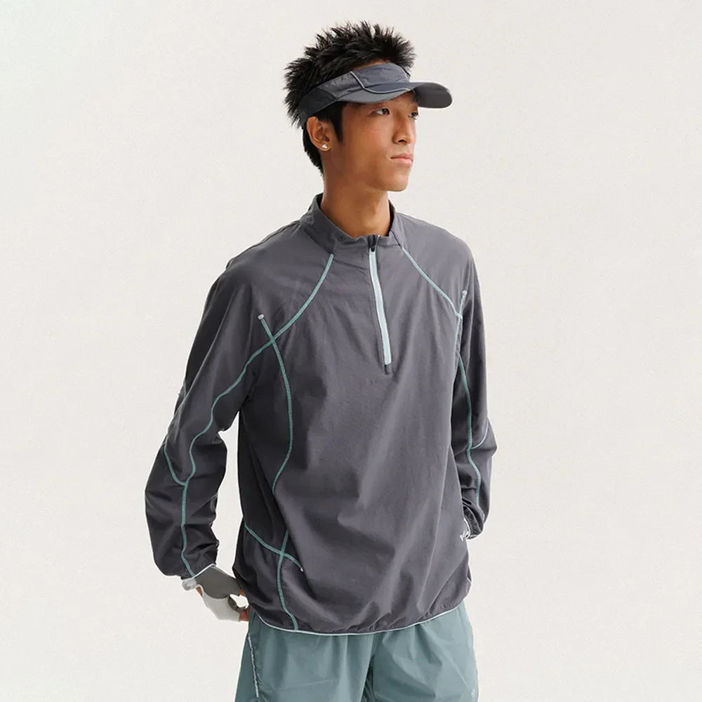 BLACKARMADA Quick-Dry Running Shirt | Lightweight Long Sleeve Half-Zip for Men & Women