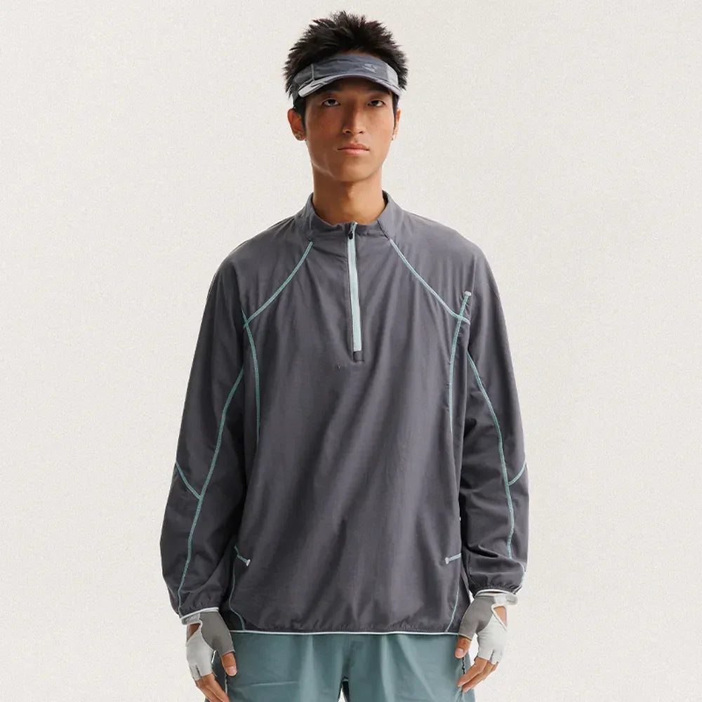 BLACKARMADA Quick-Dry Running Shirt | Lightweight Long Sleeve Half-Zip for Men & Women