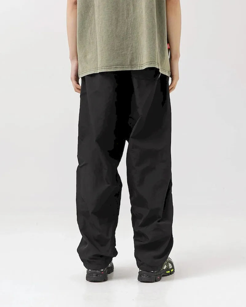 BLACKARMADA Waterproof Baggy Parachute Pants – Breathable Quick-Dry Joggers for Hiking & Outdoor Activities