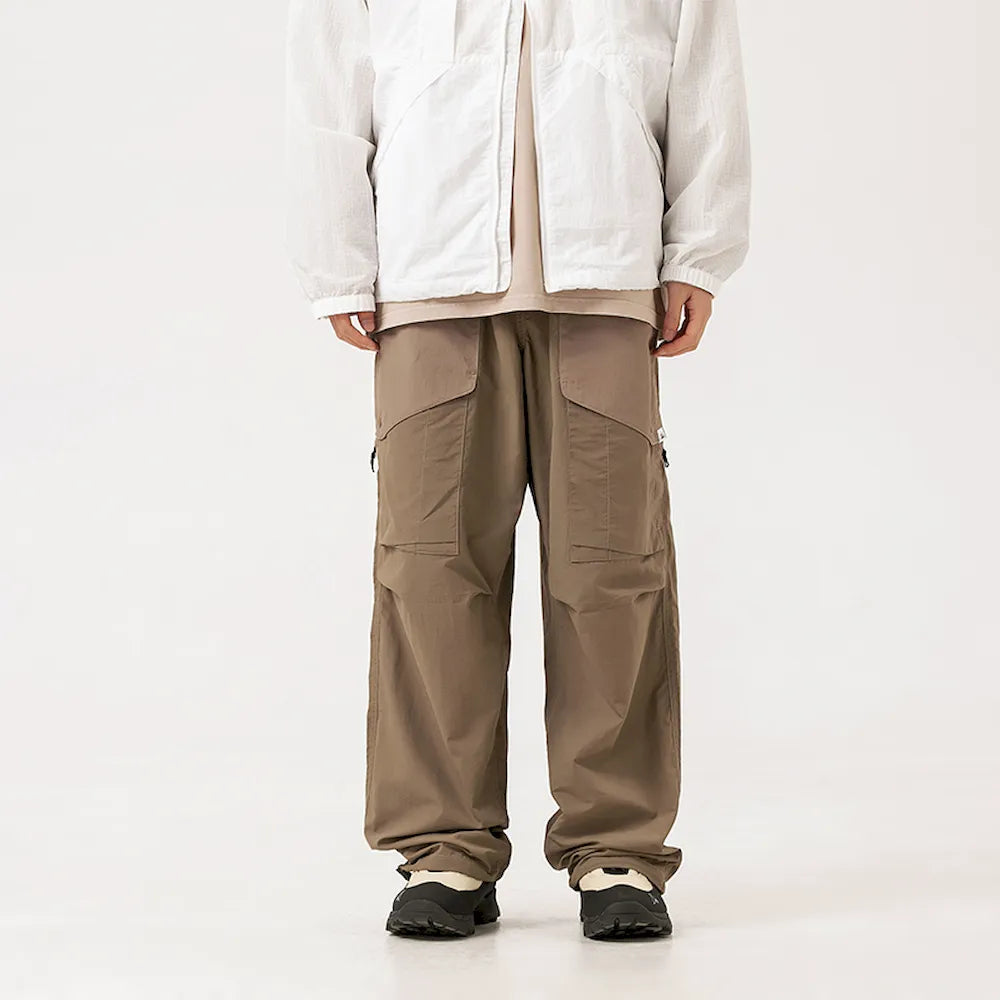 BLACKARMADA Parachute Cargo Pants – Quick Dry, Lightweight Joggers for Men & Women