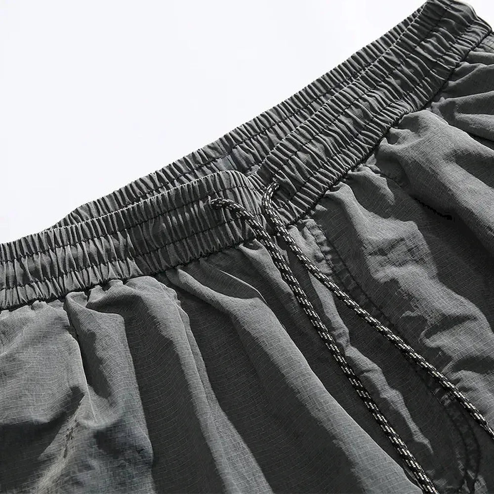 BLACKARMADA Unisex Baggy Paratrooper Pants – Lightweight Y2K Track Pants, Wide Leg