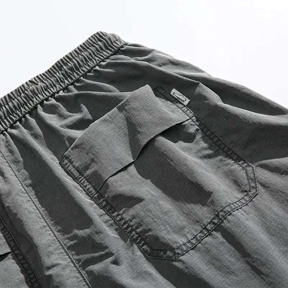 BLACKARMADA Unisex Baggy Paratrooper Pants – Lightweight Y2K Track Pants, Wide Leg