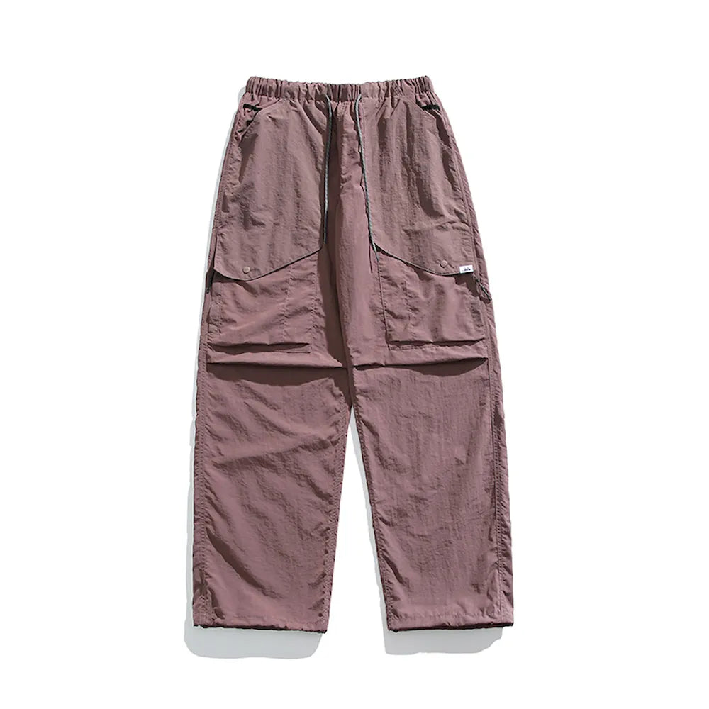 BLACKARMADA Parachute Cargo Pants – Quick Dry, Lightweight Joggers for Men & Women