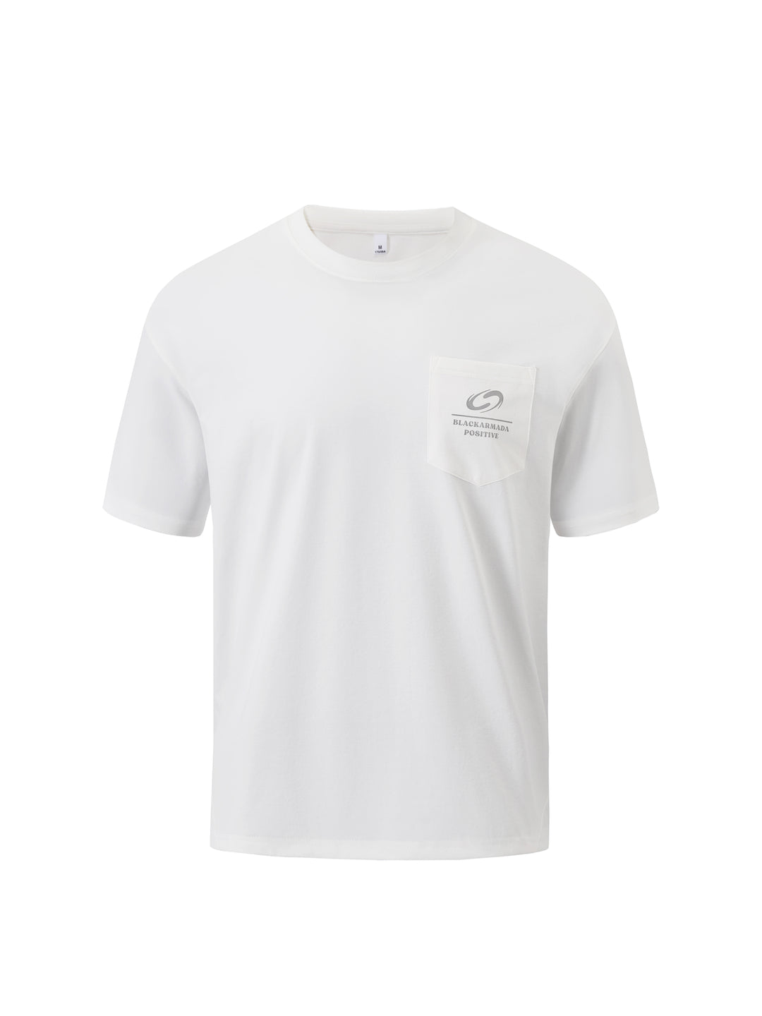 BLACKARMADA Reflective Graphic T-Shirt | Pocket Tee with Back Print for High Visibility