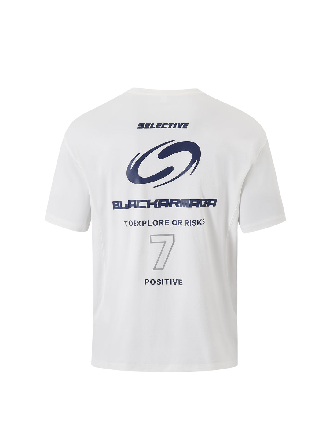 BLACKARMADA Reflective Graphic T-Shirt | Pocket Tee with Back Print for High Visibility