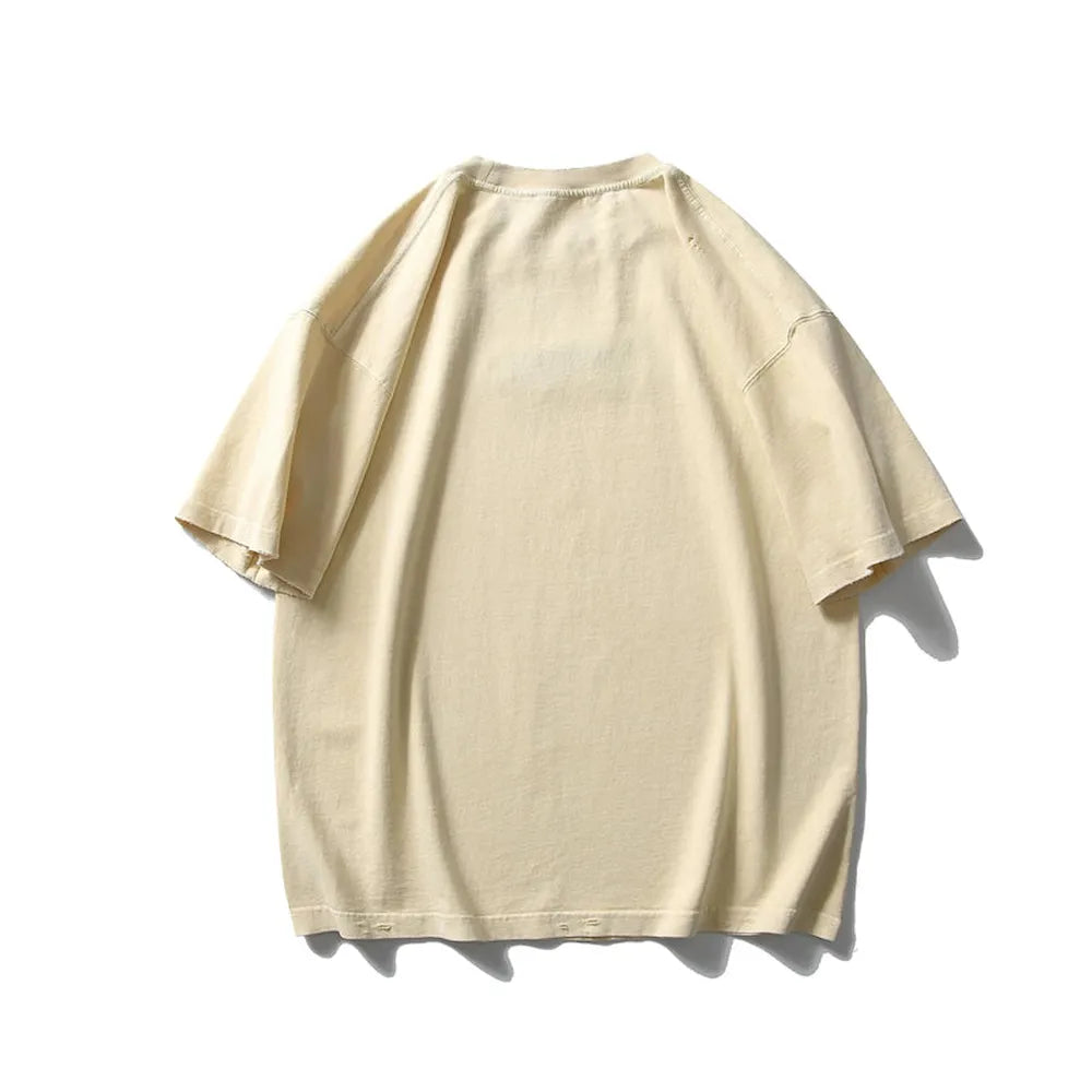 BLACKARMADA Unisex Oversized T-Shirt - Minimalist, 100% Cotton Casual Wear