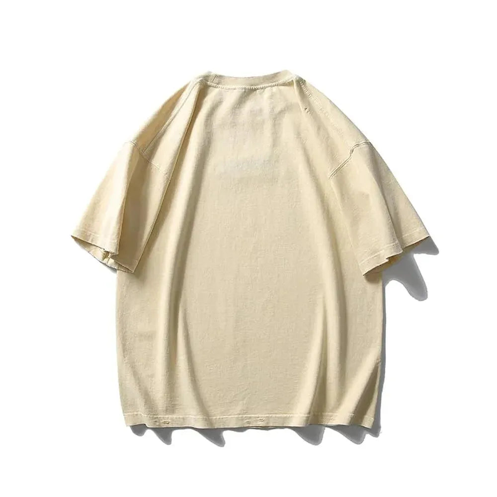 BLACKARMADA Unisex Oversized T-Shirt - Minimalist, 100% Cotton Casual Wear